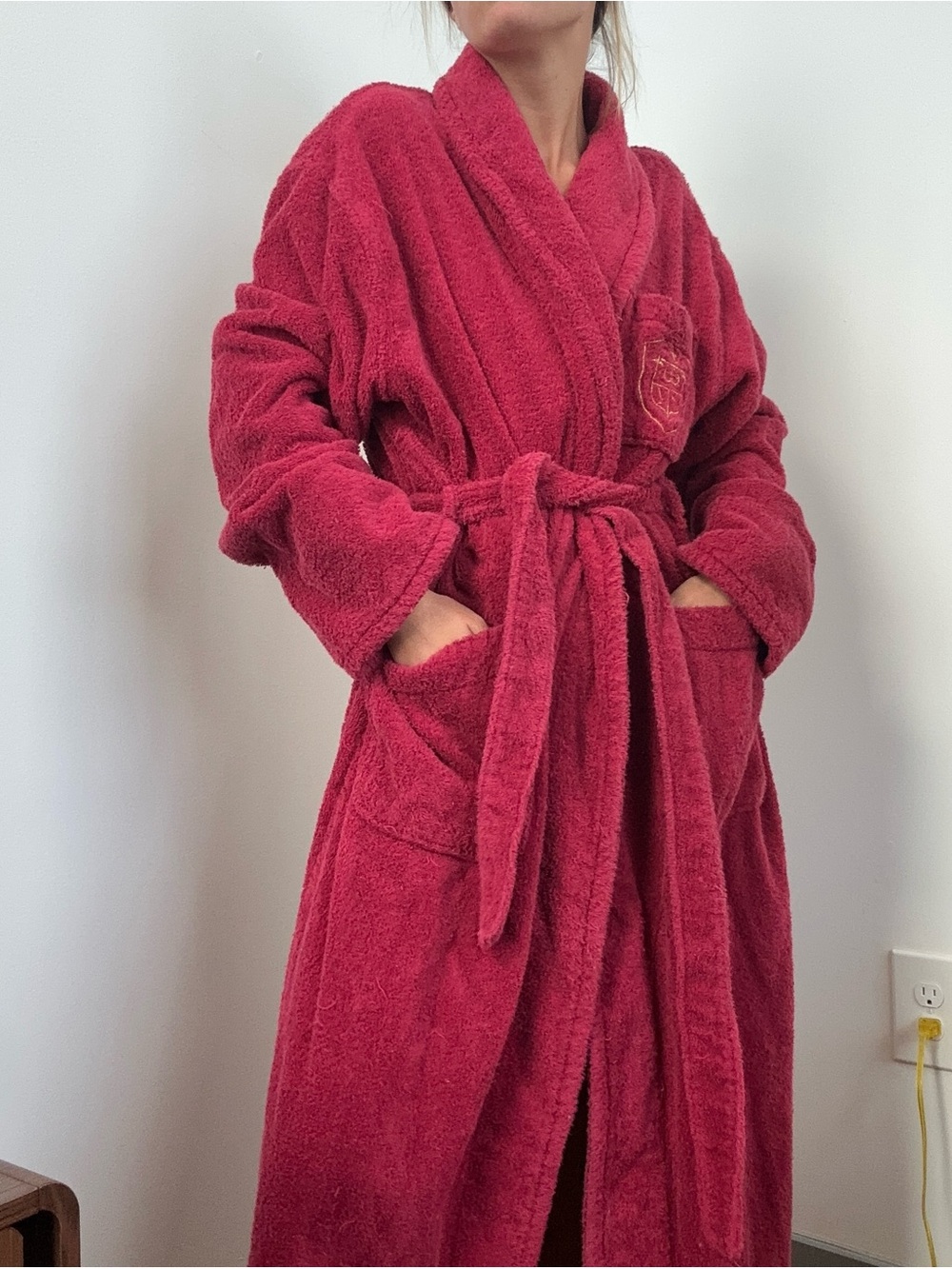 Victoria's Secret Plush Shawl-Collar Robe in Deep Raspberry - Picture 6 of 15